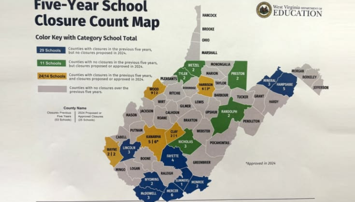 west virginia school closings
